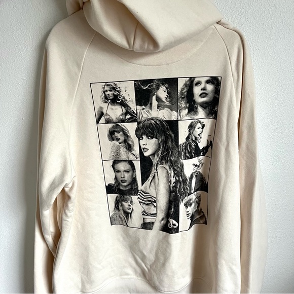 Taylor Swift / NEW Eras Tour Cream Hoodie 2023 - Picture 2 of 5